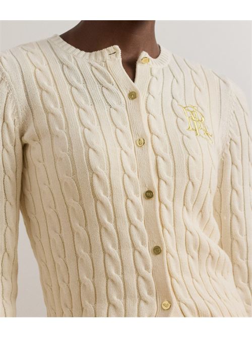 CARDIGAN A TRECCE LAUREN RALPH LAUREN | 200932225001101 NATURAL